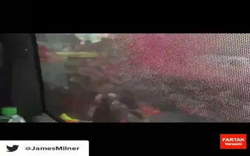 ویدیو جالبی که جیمز میلنر ستاره منچستر سیتی از استقبال هوادار لیورپول به اشتراک گذاشت
