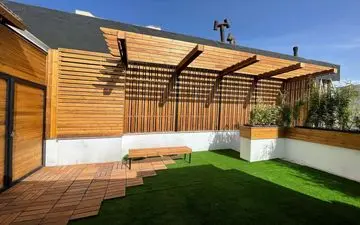 نمای چوبی ترموود در ساختمان ها