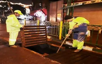  کلیپی متفاوت از کارگران خدمات شهری شهرداری تهران در شب های بارانی 