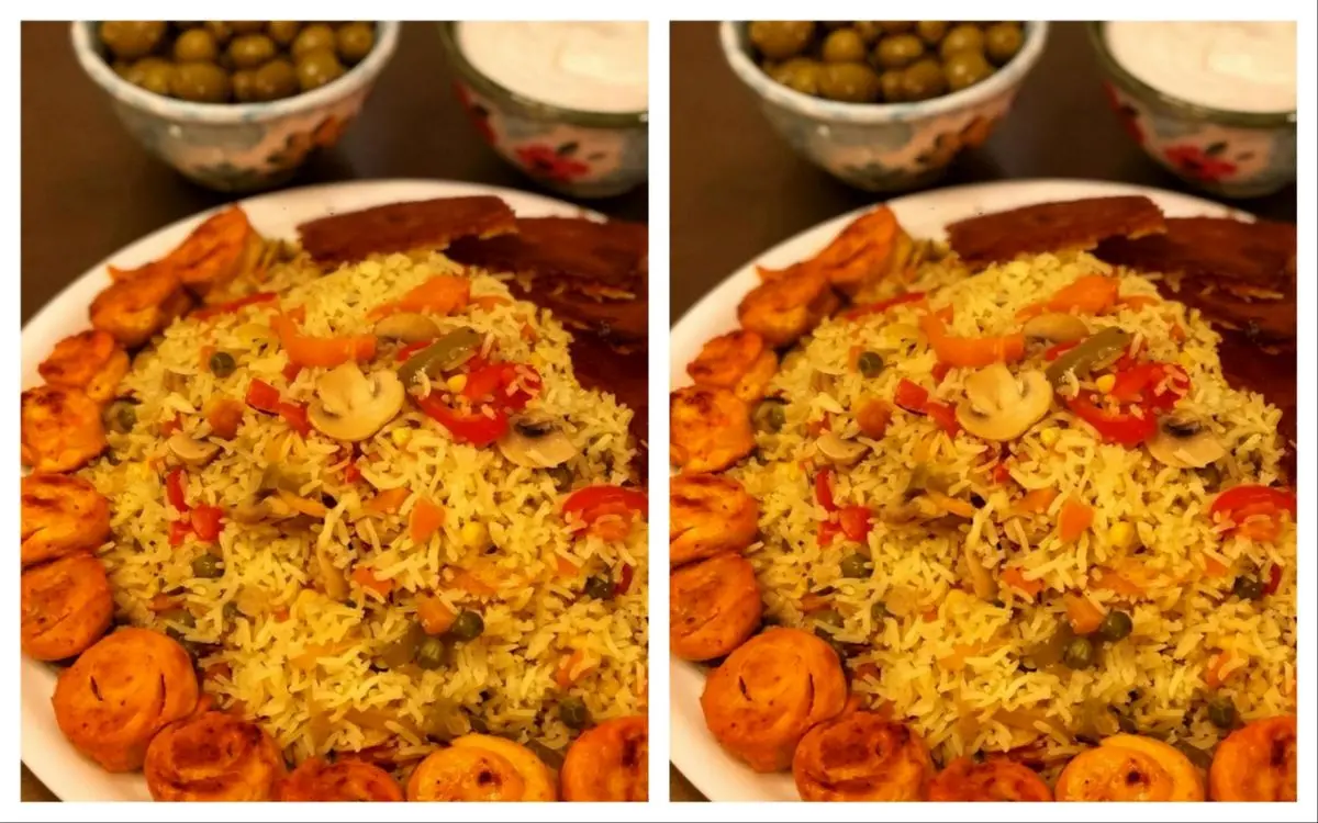 طرز تهیه پلو اسپانیایی؛ غذای خوشمزه و سالم با سبزیجات تازه