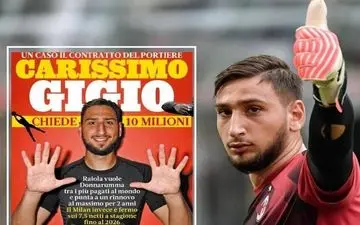 پیچیده‌تر شدن موضوع تمدید قرارداد دوناروما با میلان 