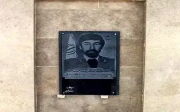 افتتاح یادمان شهید حسین ادبیان در ارتفاعات بازی‌دراز شهرستان سرپل‌ذهاب