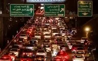 ترافیک در آزادراه تهران-قم سنگین است