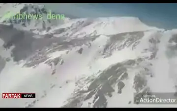 فیلم دیگری از لاشه هواپیمای آسمان