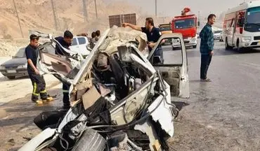 تصادف در محور سیراف – عسلویه؛ راننده جان باخت