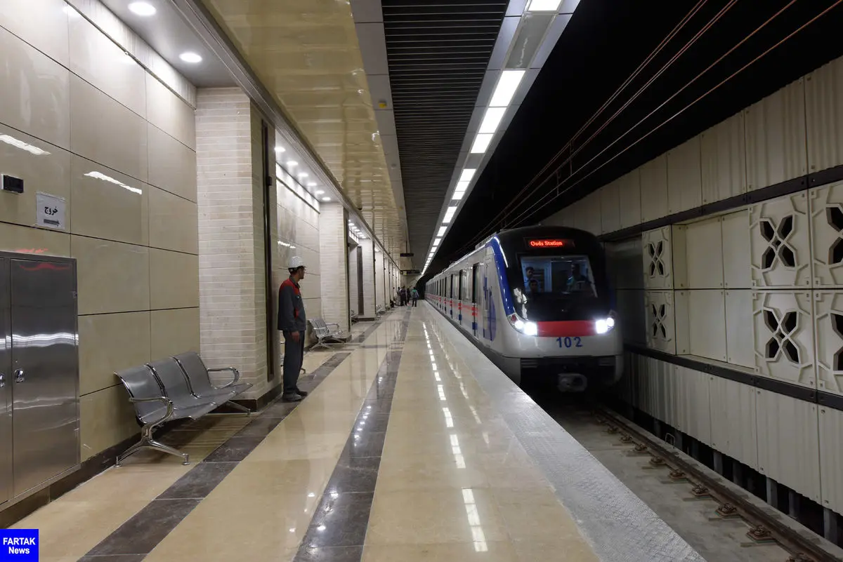 اضافه شدن 2 خط رام قطار به خط یک مترو اصفهان