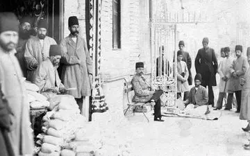  شمارش مالیات در حضور ناصرالدین شاه