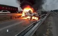 
3 نفر در محور رفسنجان_کرمان در آتش سوختند
