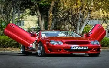 مرسدس بنز خفاشی در تهران