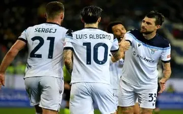 پیروزی قاطع لاتزیو در خانه کالیاری