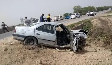 تصادف در جاده امیدیه به دیلم با پنج مصدوم و یک کشته