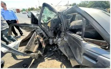 تونل توحید کشته داد | راننده نیسان فوت کرد

