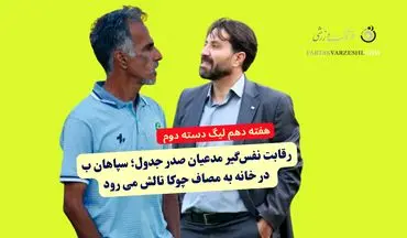 رقابت نفس‌گیر مدعیان صدر جدول؛ سپاهان ب در خانه به مصاف چوکا تالش می رود 