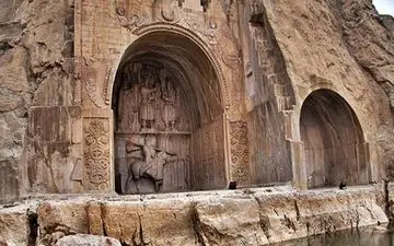 طاق‌ بستان «کَپک» زد! +عکس