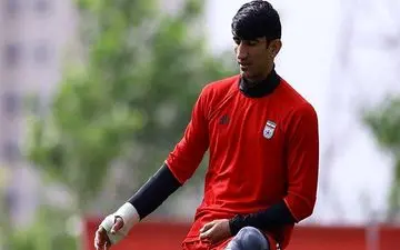  خبری بد؛ گلر شماره یک تیم ملی مصدوم شد 