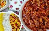 طرز تهیه خورش خلال کرمانشاهی با گوشت و زرشک سیاه؛ طعمی اصیل و مجلسی