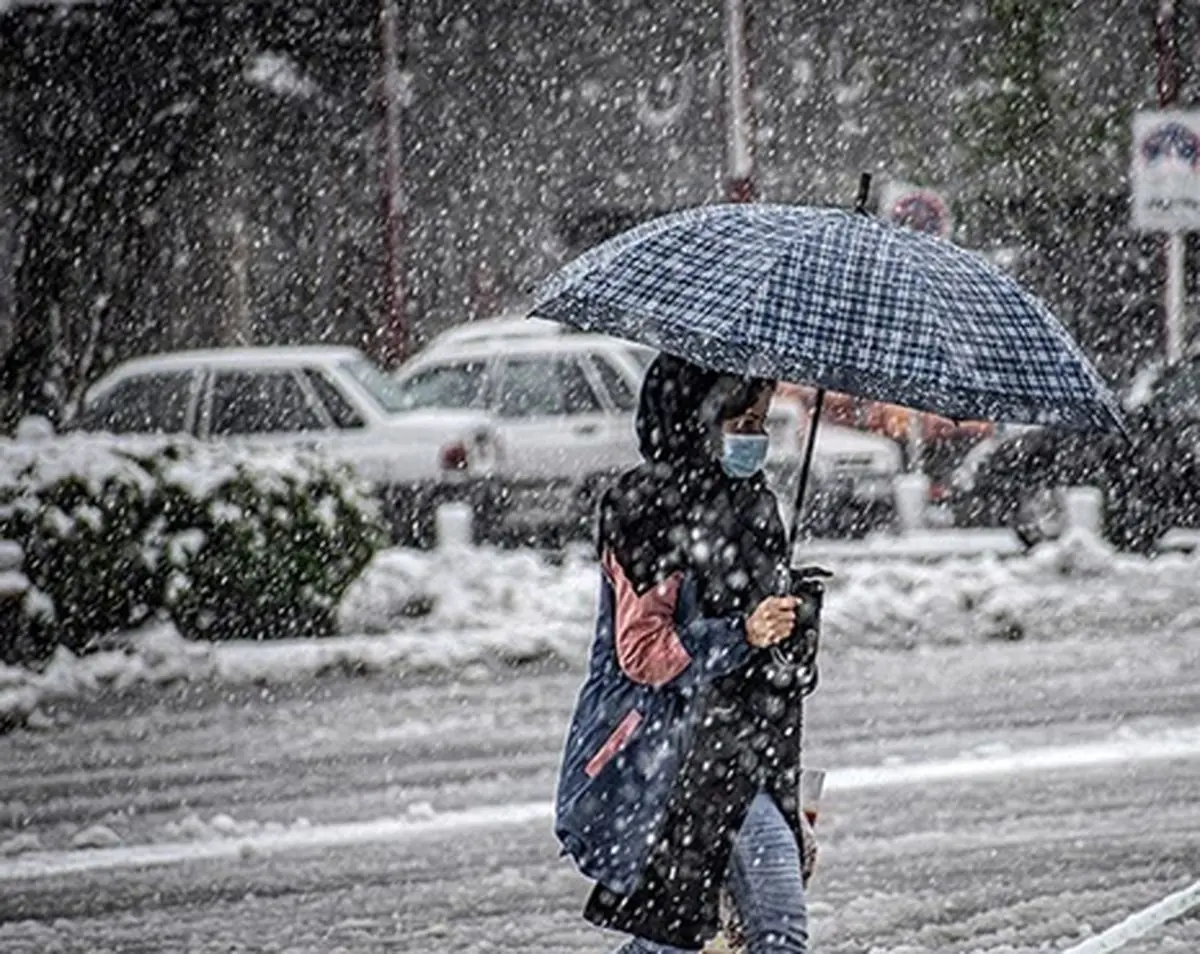  هواشناسی ایران ۱۴۰۰/۱۱/۰۴؛بارش برف و باران از چهارشنبه آغاز می‌شود