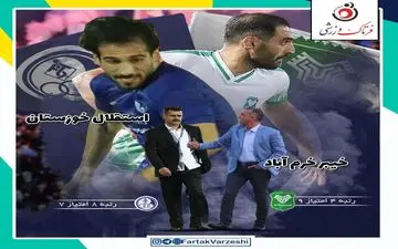 خیبر خرم آباد-استقلال خوزستان؛ جنگ ستارگان با حضور کمالوند و پورموسوی 