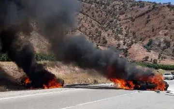 2 کشته و 2 مجروح در تصادف 2 پراید در محور پلدختر- خرم آباد