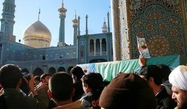 پیکر شهید مدافع حرم جمال حسین در قم تشییع می‌شود