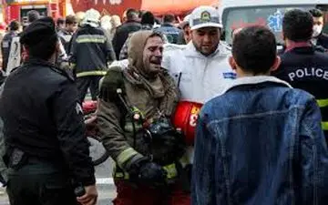 مصدومان حادثه پلاسکو با 187 نفر رسید/3 آتش نشان در بیمارستان بستری هستند