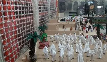 گزارش تصویری آیین افتتاح نمایشگاه تجسمی "از غدیر تا شام" با طراحی و اجرای حاج یزدان لعلی