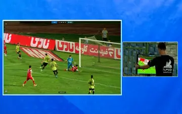 گل سوم پرسپولیس پس از بازبینی توسط VAR مردود اعلام شد! + ویدئو