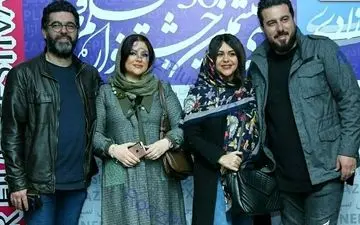 ژست و تیپ جالب برادران هنرمند و همسرانشان در جشنواره فجر