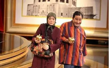 پوشش و گریم سروش جمشیدی و سحر ولدبیگی در دورهمی (عکس)