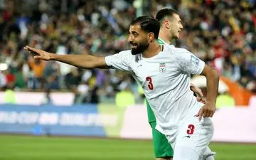 مدافع تیم ملی بهترین بازیکن دیدار با ترکمنستان شد