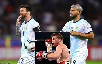 درگیری لفظی بوکسور مکزیکی با آگوئرو به خاطر مسی