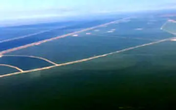 تصاویر هوایی از هورالعظیم پر آب