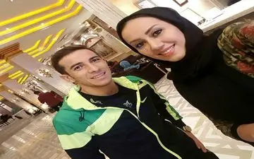 تصویری از خانم بازیگر و فوتبالیست باشگاه پرسپولیس