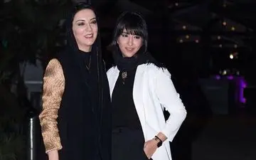 تیپ متفاوت حمیرا ریاضی و دخترش دیشب در یک مراسم! + عکس