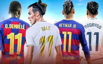 بهترین بازیکنان لالیگا، با پیراهن شماره 11 + ویدئو