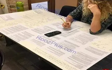 برگه تقلب عجیب و باورنکردنی یک دانشجو +عکس