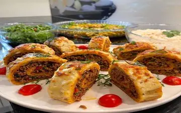 آموزش جالب امروز رو بخونید| طرز تهیه  رولت سیب زمینی!