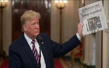 ترامپ بعد از تبرئه: من هیچ خطایی نکرده‌ام
