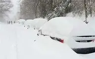 فلج شدن نیویورک در پی بارش سنگین برف + فیلم 