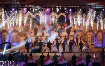 تصاویری جالب از جشن ازدواج دسته جمعی سربازان سوری