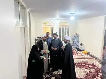 بازدید حجت الاسلام سید حسین مطهری از حوزه علمیه بانوان شهر قدس 