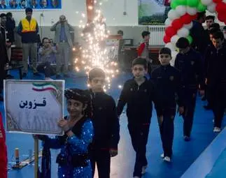 افتتاحیه رقابت‌های رشته ژیمناستیک - ترامپولین نخستین المپیاد استعدادهای ورزشی برتر کشور در  کرمانشاه 