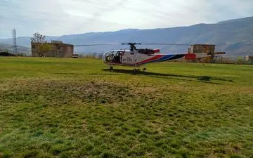  اورژانس هوایی کردستان جان دو مصدوم سروآباد را نجات داد