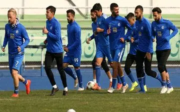 گزارش تمرین استقلال - 13 آذر