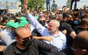 اسماعیل هنیه: مقاومت با موشک‌هایش می‌تواند تل‌آویو را به لرزه درآورد