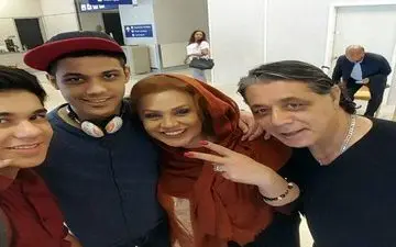 بازگشت همسر بازیگر زن سینما از آمریکا+عکس