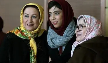 
"مریم امیرجلالی" و آفرین اویسی" در کاخ جشنواره فیلم فجر+ عکس