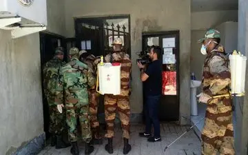 بازدید امیر طاهری جانشین قرارگاه منطقه ای غرب ارتش از یگانهای مستقر در منطقه غرب + تصاویر