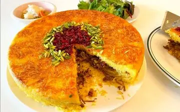 ته چین گوشت: غذایی دلچسب برای مهمانی ها / آموزش تهیه ته چین گوشت