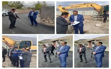 بازدید فرماندار چرداول از ۸طرح وپروژه در دست اجراء